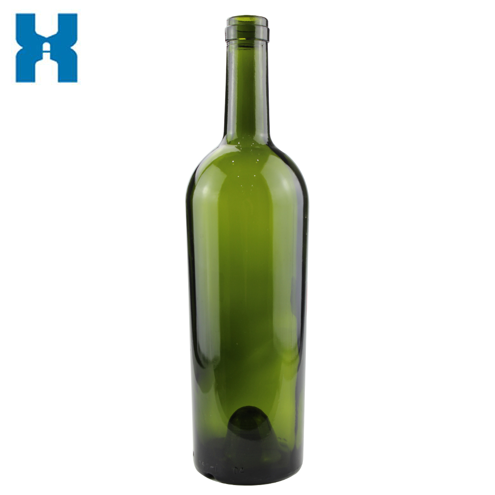 Bordeaux 750ml Wine Glass Bottle
