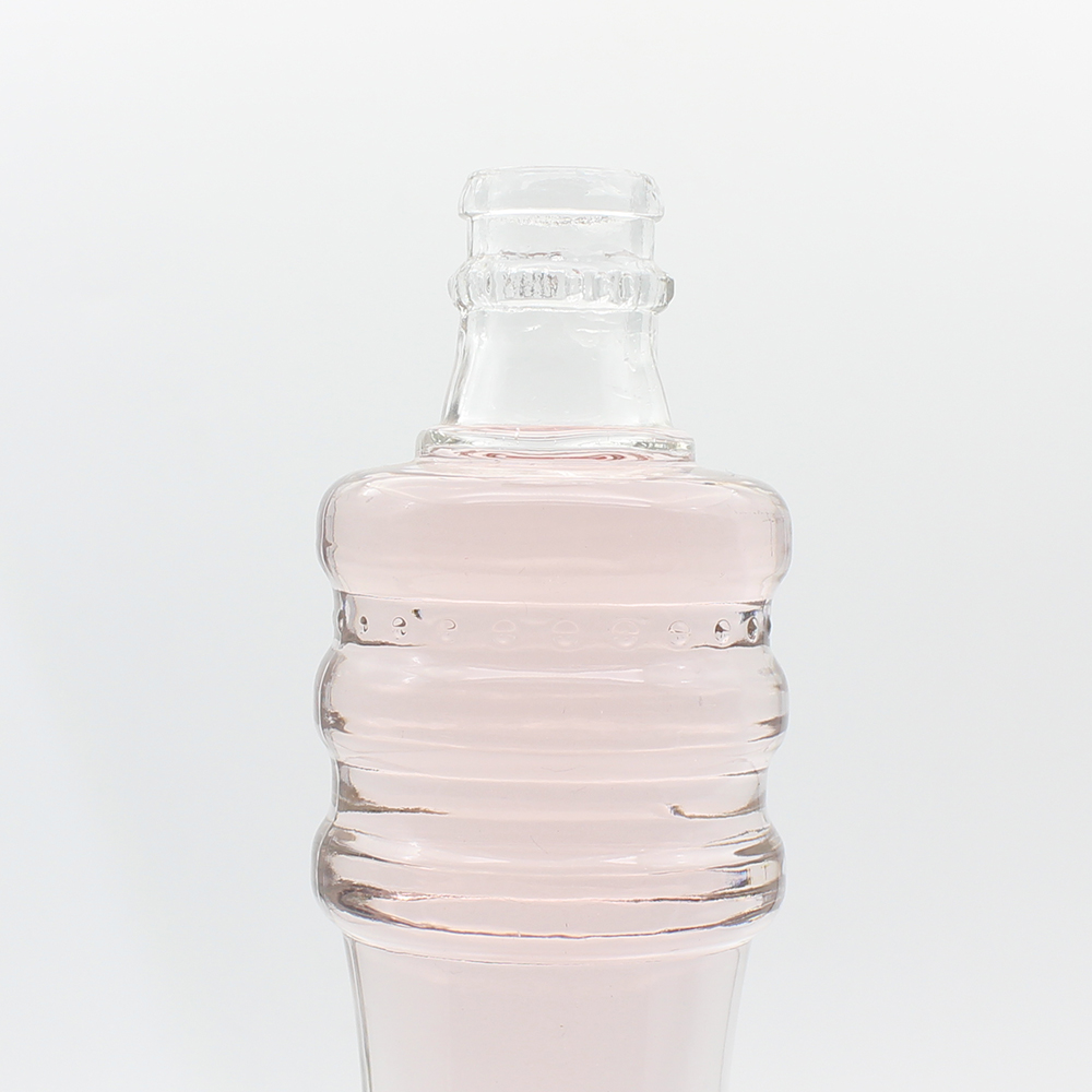 Custom Made 500ml Clear Spirit Glass Bottle Wholesale