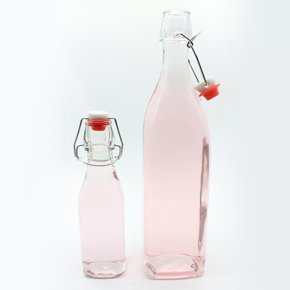 Swing Top 250ml 500ml 1000ml Juice Glass Bottle