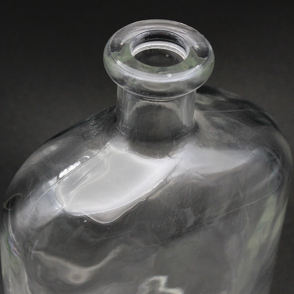 Simple Design 750ml Clear Glass Bottle