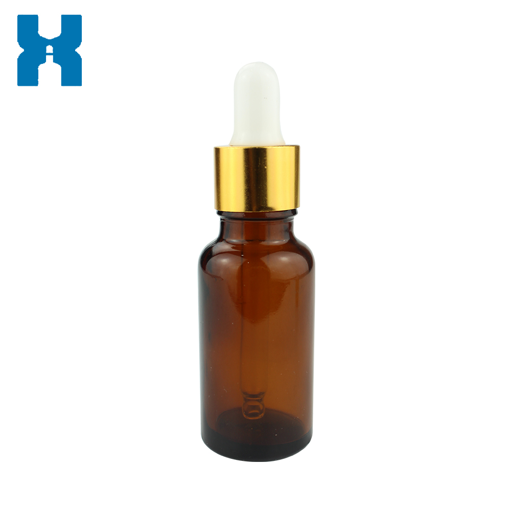 Amber 5ml Essential Oil Glass Bottle With Dropper
