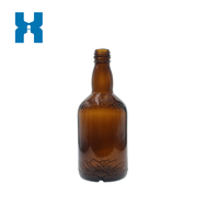 500ml Amber Glass Bottle for Beer Empty Glass Bottle