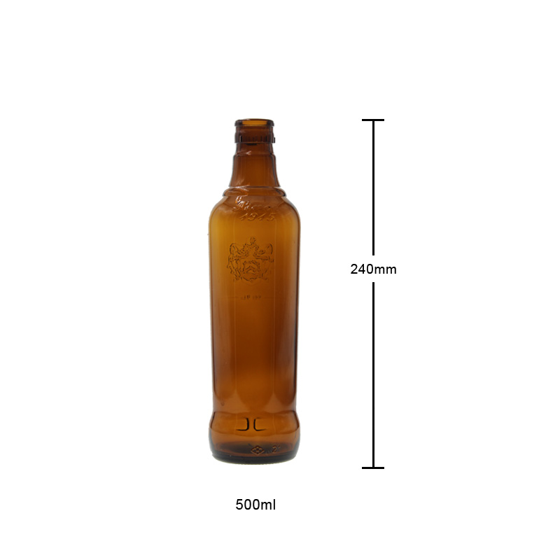 500ml Amber Glass Bottle for Liquor Wholesale