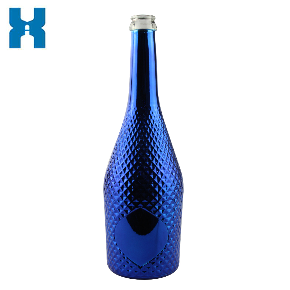 750ml Electroplating Champagne Glass Bottle
