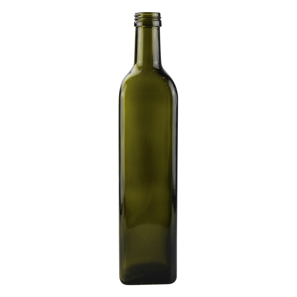 Oil Glass Bottle Olive Oil Bottle 750ml Square Oil Bottle 500ml Oil Bottle