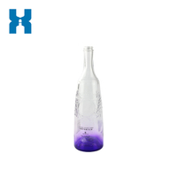 Fancy 750ml Liquor Glass Bottle
