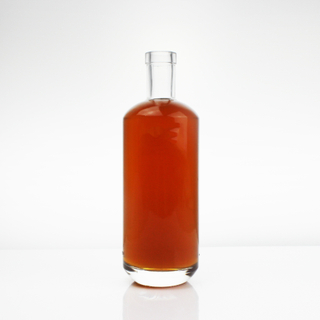 Liquor Clear Bottle Glass 750Ml For Whiskey/Vodka/Gin