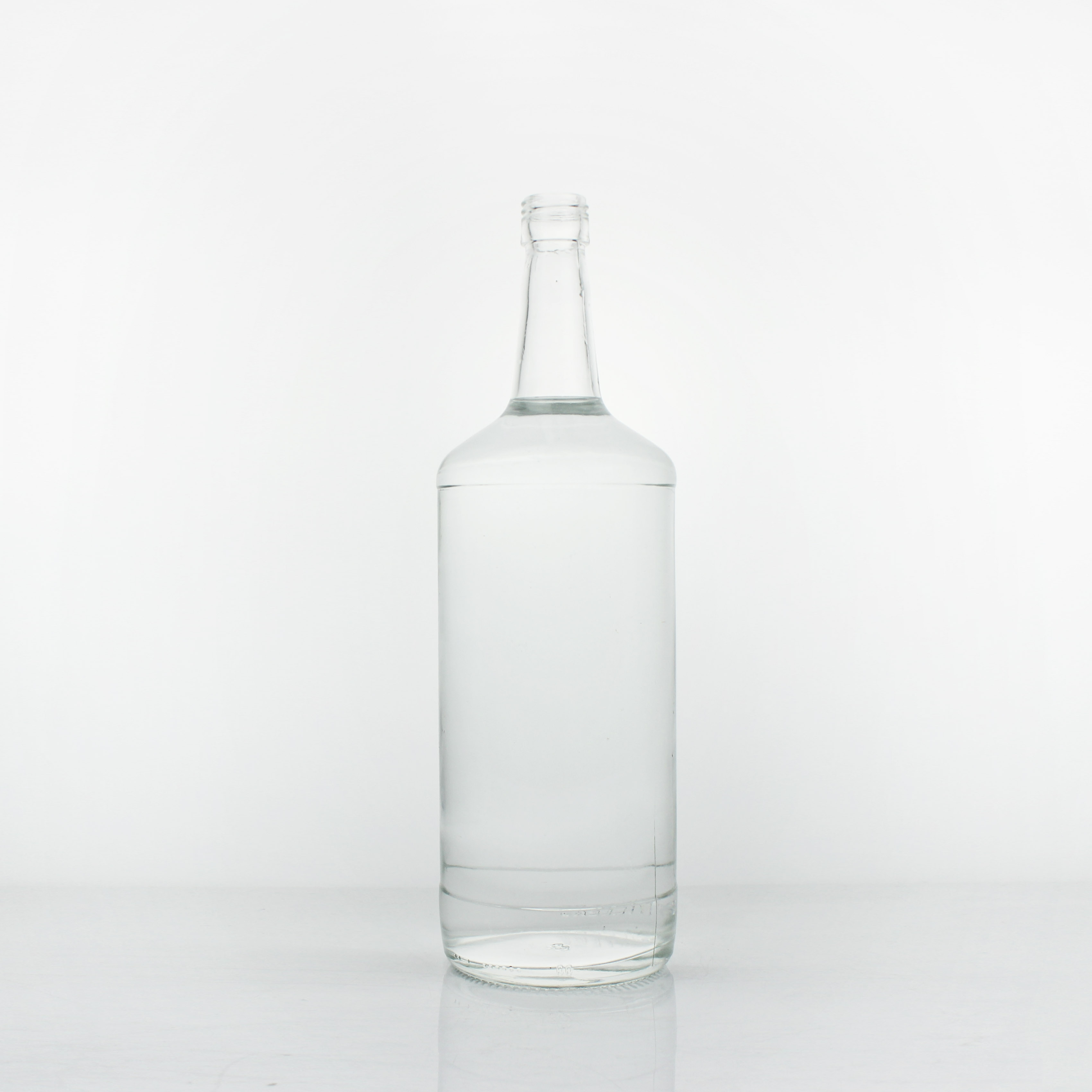Big Volume Round 1750ml 1.75L Vodka Glass Bottle